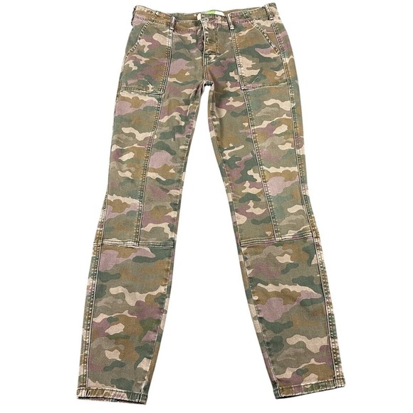 Anthropologie Pants - Anthropologie Slim Camo Button Fly Jefferson Utility Pants Women's Size 29